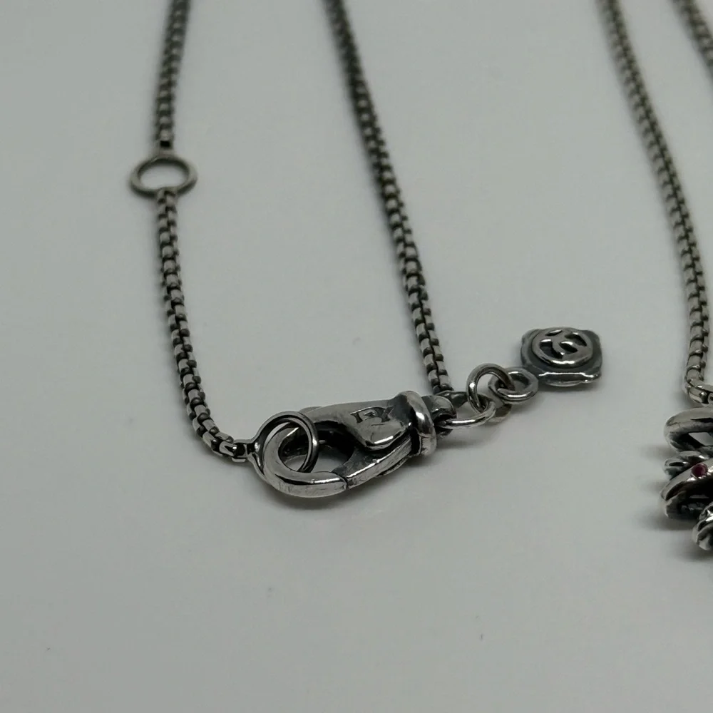 David Yurman Starburst Necklace with Pink sapphires